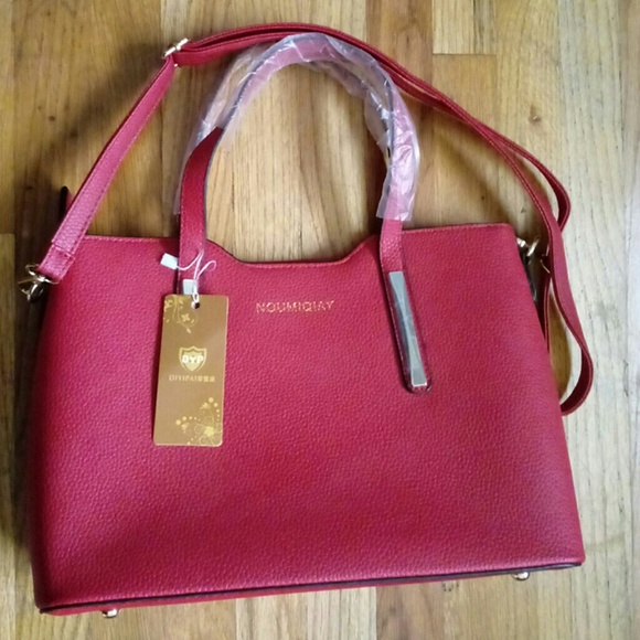 Noumiqiay Handbags - Red Handbag NWT